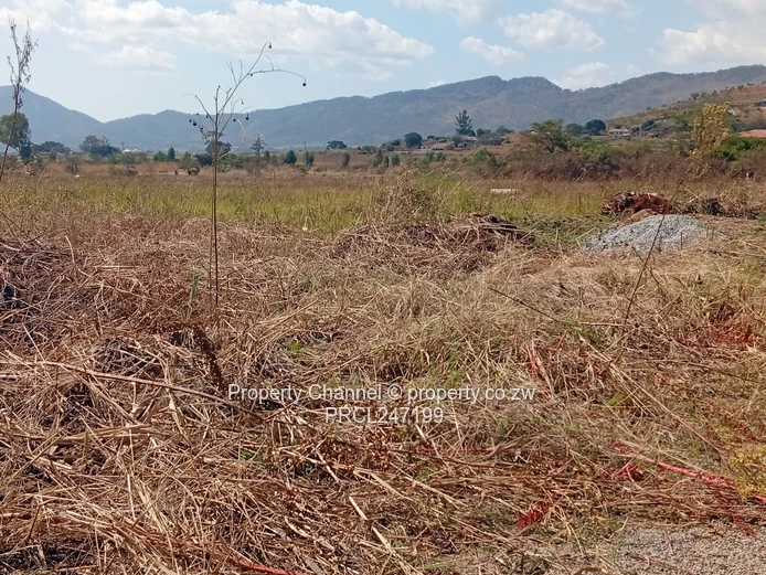 Mazowe 1000m² Stand – Main Road Frontage & Hill Views