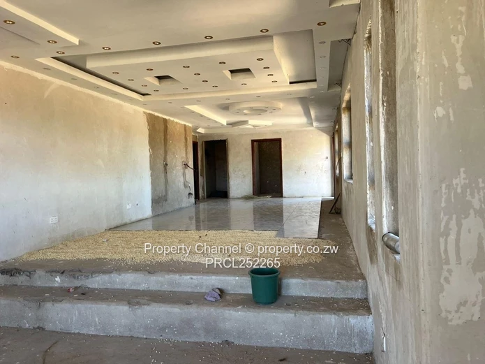 6-Bedroom Unfinished House in Charlotte Brooke, Harare North