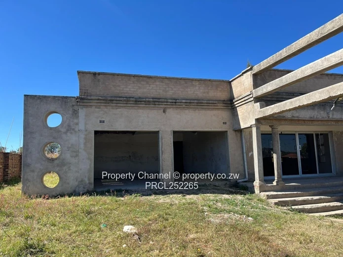 6-Bedroom Unfinished House in Charlotte Brooke, Harare North
