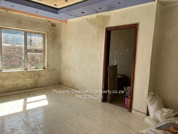 6-Bedroom Unfinished House in Charlotte Brooke, Harare North